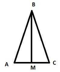 Втреугольнике авс известно,что ас=34,вм-медиана,вм=26.найдите ам