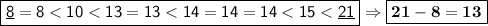 \boxed{\sf \underline{8}=8