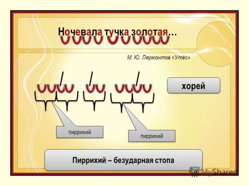 Стихотворный размер стиха тучи и утес с _ _/_ _ както так