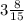 3 \frac{8}{15}