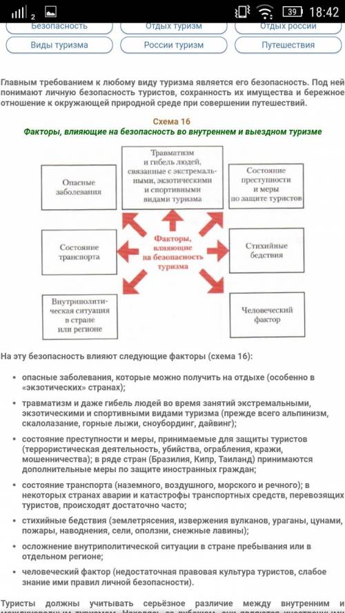 Назовите несколько (желательно не меньше 10 ) опасных факторов в выездном туризме заранее )