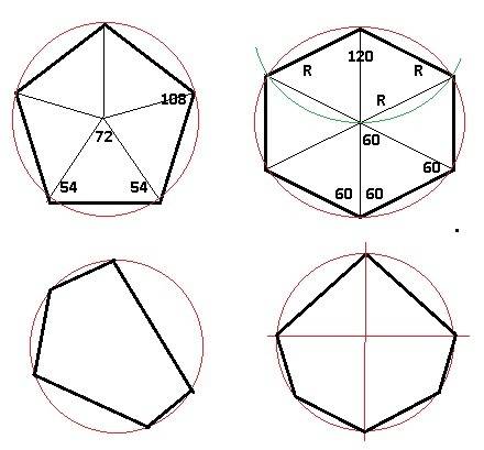 Мне начертить: 2 пятиугольника,2 шестиугольника и вызначить их углы(заранее )можно прислать фотограф
