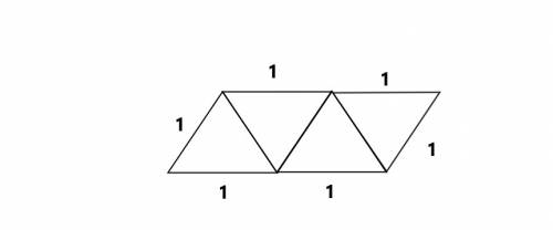 :какова минимальная длина периметра развертки единичного тетраедра? условия: это сухое условие без л
