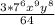 \frac{3*7^6x^9y^8}{64}