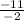 \frac{-11}{-2}