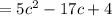 =5c^2-17c+4