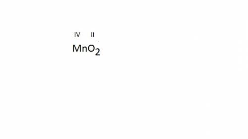 7класс нужно расставить валентность mno2