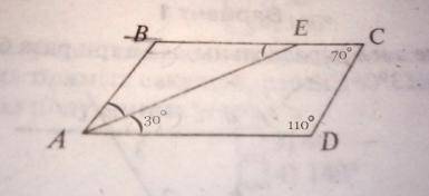 Ae-биссектриса угла bad.c=70 градусов,d=110 градусов,ead=30 градусов. найдите величину угла b если м