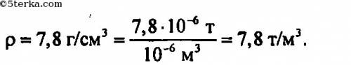 Составьте на плотность железа. 30