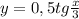 y=0,5tg \frac{x}{3}