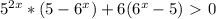 5^{2x}*(5-6^x)+6(6^x-5)\ \textgreater \ 0