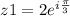 z1 = 2 e^{ i \frac{\pi }{3}}