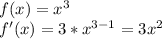 f(x)=x^3&#10;\\f'(x)=3*x^{3-1}=3x^2