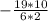 - \frac{19*10}{6*2}