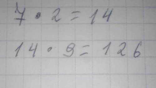 На пошив 7 платьев для кукол пошло2 ткани. сколько метров ткани уйдет на пошив 9таких же платьев ?