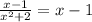 \frac{x-1}{x^2+2}=x-1