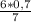 \frac{6*0,7}{7}