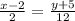 \frac{x-2}{2} = \frac{y+5}{12}