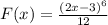 F(x)= \frac{(2x-3)^6}{12}