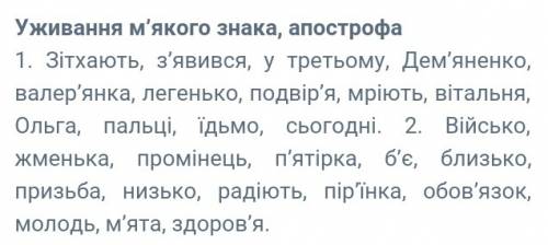 Складіть словниковий диктант із шести слів на різні правила вживання м'якшення.