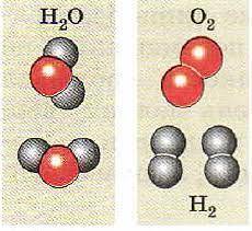 Чем похожа молекула кислорода и молекула воды