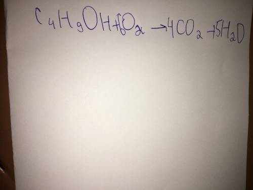 Объясните как правильно розставлять коэффициенты c4h9oh +o2=co2+h20