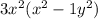 3x^2(x^2-1y^2)