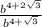 \frac{b^{4+2 \sqrt{3}} }{b^{4+ \sqrt{3}} }