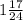 1 \frac {17}{24}