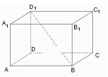 Впрямоугольном параллелепипеде abcda1b1c1d1 известно, что bd1 = 27, c1d1 = 10, ad = 23. найдите длин