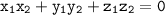 \mathtt{x_1x_2+y_1y_2+z_1z_2=0}