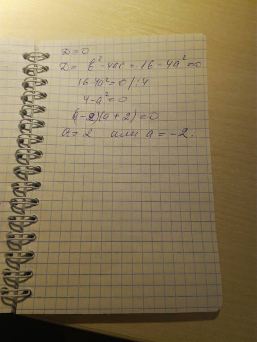 Наибольшее значение параметра а, при котором уравнение (х+а)^2=2x(а-2) имеет единственное решение