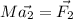 M\vec{a_2} = \vec{F_2}