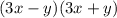 (3x - y)(3x + y)