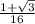 \frac{1 + \sqrt{3} }{16}