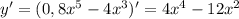 y'=(0,8x^5-4x^3)' = 4 x^{4} -12 x^{2}