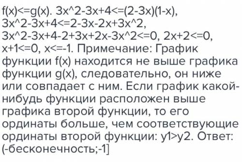 При каких значениях переменной x график функции f(x)=3x^2+2x+13 расположен не ниже, чем график функц