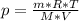 p= \frac{m*R*T}{M*V}