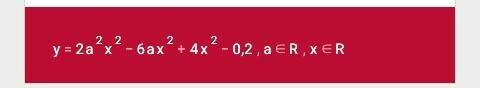 Решите пример тема парабола y=(a-2)x2-(a-1)x-0.2