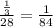 \frac{ \frac{1}{3} }{28} = \frac{1}{84}