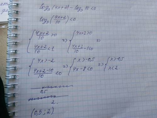 8)log3(4x+2)-log3 10< 0; 7) log2(x^2+7)=3 6) (1/3)^2-3x> 81 ; 5) √4x-3=x ; 3) 10^2-2lg5 ; 2) √