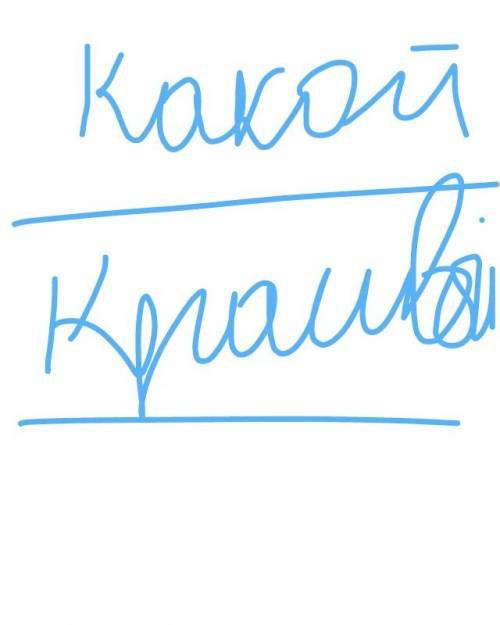 Почему вопросительное слово какой? определить окончание прилагательных?