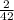 \frac{2}{42}