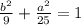 \frac{b^2}{9} + \frac{a^2}{25} = 1