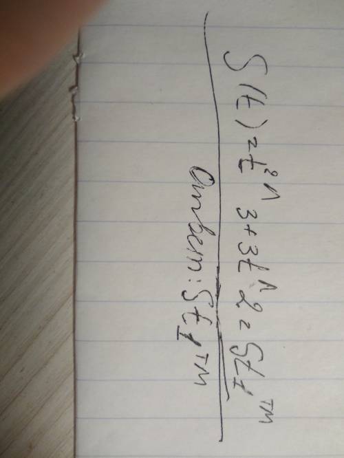 Точка движется прямолинейно по закону s(t)=t^3+3t^2 (см). найдите скорость и ускорение точки в момен