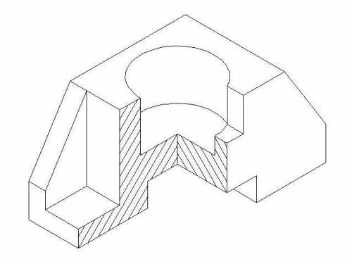 Черчение 13. разрезы на аксонометрических проекциях вариант 3 №3 надо начертить в объеме это
