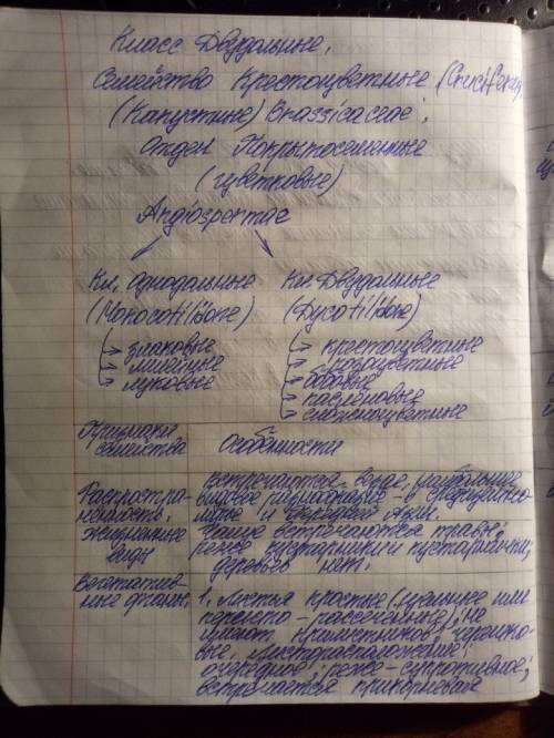 Крестоцветные это- коротко и ясно. пишу билеты. и еще оссобености строения цветка , плода, жизненые