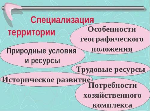 Как определить специализацию территории?