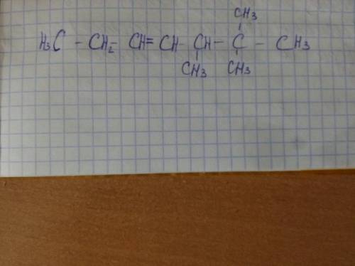 5,6,6-триметилгептен-3. составить формулу.