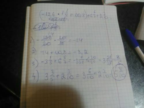 (-12,6*1целое1/9+10,8)+6целых6/7+2целых3/10= решите